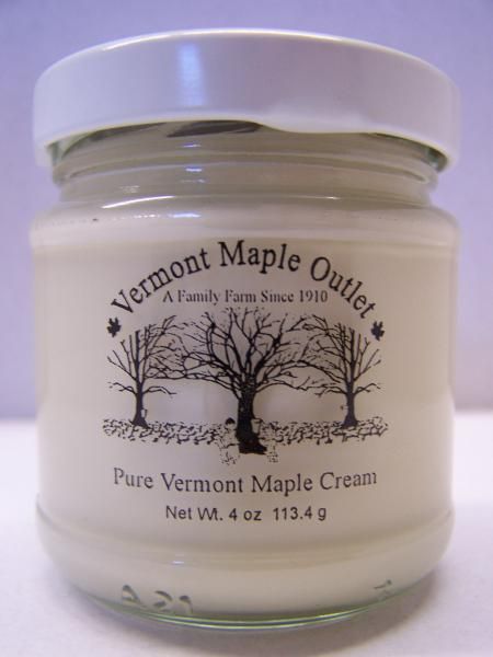 MAPLE CREAM 4 Oz. GLASS